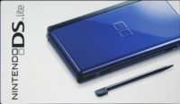 Nintendo DS Lite (Cobalt / Black) Box Art