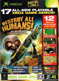 Official Xbox Magazine Disc 45 Box Art