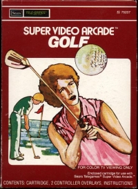 Golf (Super Video Arcade) Box Art