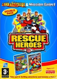 Rescue Heroes Double Pack: Lava Landslide & Mission Select Box Art