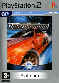 Need for Speed Underground - Platinum Box Art