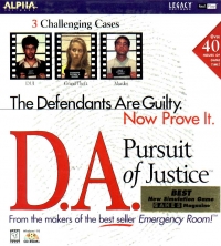 D.A. Pursuit Of Justice Box Art