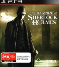 Testament of Sherlock Holmes, The Box Art