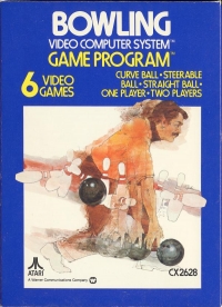 Bowling (red text label) Box Art
