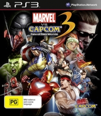 Marvel vs. Capcom 3: Fate of Two Worlds Box Art