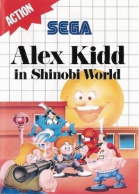 Alex Kidd in Shinobi World (6 languages) Box Art