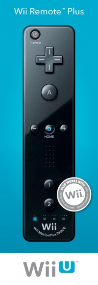 Nintendo Wii Remote Plus (Black) Box Art