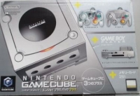 Nintendo GameCube + Game Boy Player (Silver / silver box) Box Art