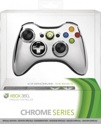 Xbox 360 Special Edition Chrome Series Wireless Controller - Silver Box Art