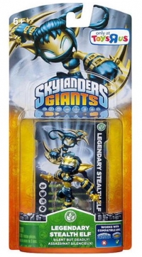 Skylanders Giants - Legendary Stealth Elf Box Art