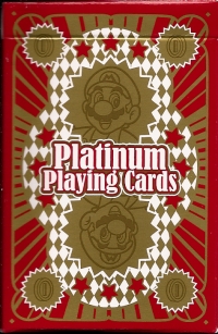 2012 Club Nintendo Platinum Member Reward - Mario Playing Cards Box Art