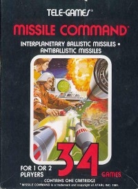 Missile Command (Sears Picture Label) Box Art