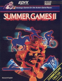 Summer Games II (black cover) Box Art