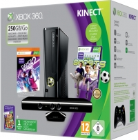 Microsoft Xbox 360 250GB - Dance Central 2 / Kinect Sports [EU] Box Art