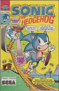 Sonic the Hedgehog #1 (1992) Box Art