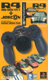R4: Ridge Racer Type 4 + Jogcon - Limited Edition Pack Box Art