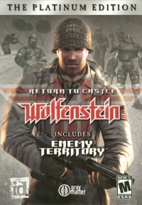 Return to Castle Wolfenstein includes Enemy Territory - The Platinum Edition Box Art