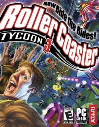 RollerCoaster Tycoon 3 Box Art