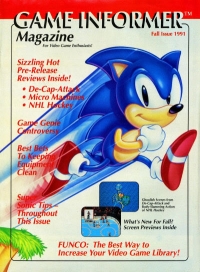 Game Informer Fall Issue 1991 Box Art
