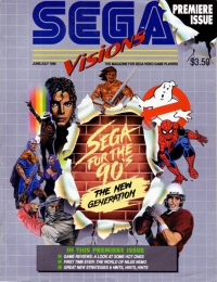 Sega Visions June/July 1990 Box Art