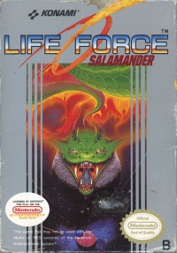 Life Force Salamander Box Art