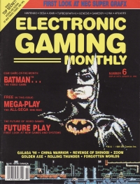 Electronic Gaming Monthly Number 6 Box Art