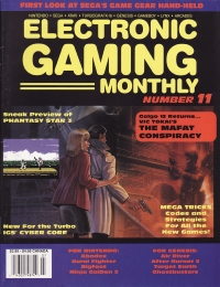 Electronic Gaming Monthly Number 11 Box Art