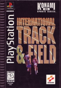 International Track & Field (long box) Box Art