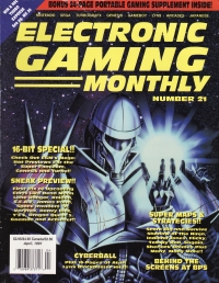 Electronic Gaming Monthly Number 21 Box Art