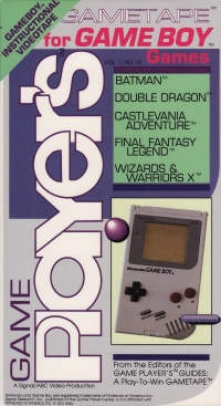 Game Player's GameTape for Game Boy Games Vol. 1, No. 13 (VHS) Box Art