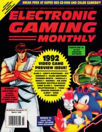 Electronic Gaming Monthly Number 32 Box Art