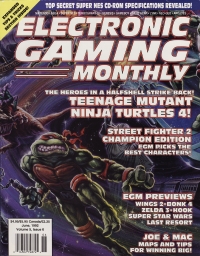Electronic Gaming Monthly Volume 5, Issue 6 Box Art
