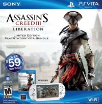 Sony PlayStation Vita PCH-1001 ZX02 - Assassin's Creed III: Liberation Box Art
