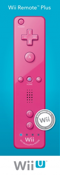 Nintendo Wii Remote Plus (Pink) Box Art