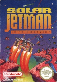 Solar Jetman: Hunt For The Golden Warship (European Version) Box Art