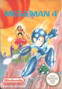 Mega Man 4 Box Art