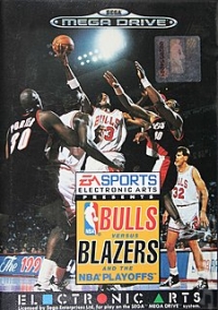 Bulls versus Blazers and the NBA Playoffs Box Art
