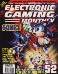 Electronic Gaming Monthly Number 52 Box Art