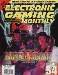 Electronic Gaming Monthly Number 54 Box Art