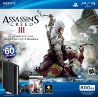 Sony PlayStation 3 CECH-4001C - Assassin's Creed III Box Art