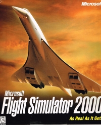 Microsoft Flight Simulator 2000 Box Art