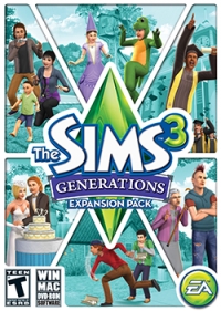 Sims 3, The: Generations Box Art