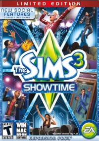 Sims 3, The: Showtime - Limited Edition Box Art