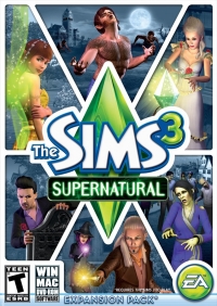 Sims 3, The: Supernatural Box Art