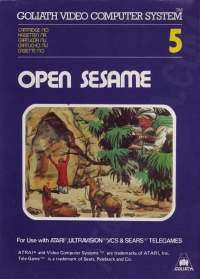 Open Sesame (blue cart) Box Art