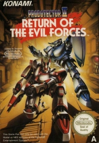 Probotector II: Return of the Evil Forces Box Art