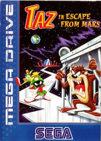 Taz in Escape From Mars Box Art