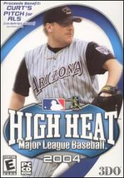 High Heat Major League Baseball 2004 Box Art