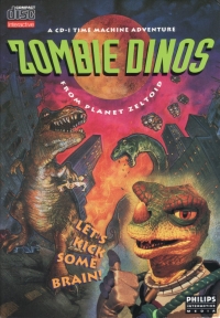 Zombie Dinos From Planet Zeltoid (long case) Box Art
