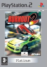 Burnout 2: Point of Impact - Platinum (Acclaim) Box Art